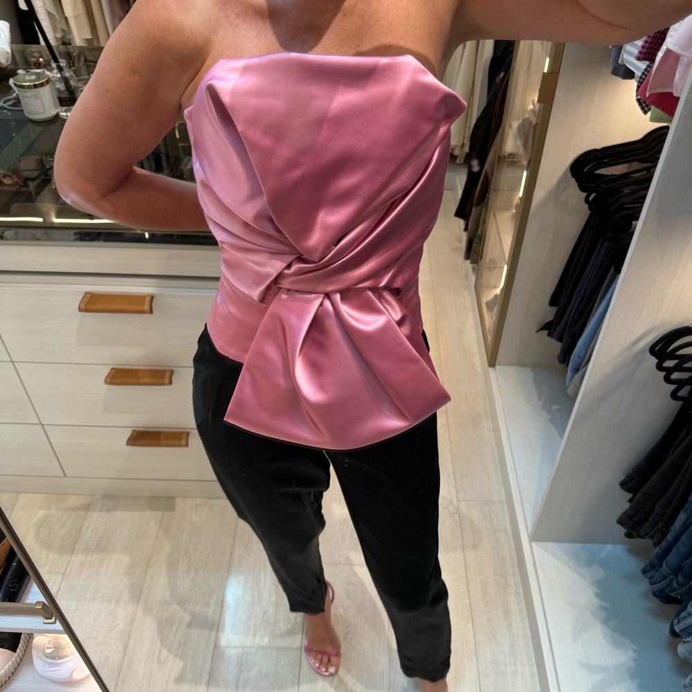 Elegant Pink Strapless Top / NWT